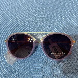 Vera Bradley Polarized Goldie Sun Glasses Hacienda Diamonds NWT